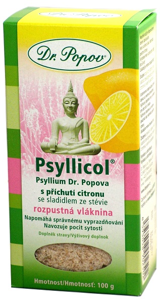 Fotografie Dr.Popov Psyllicol příchuť citronu 100 g