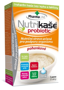 Levně Nutrikaše Probiotic pohanková 3 x 60 g