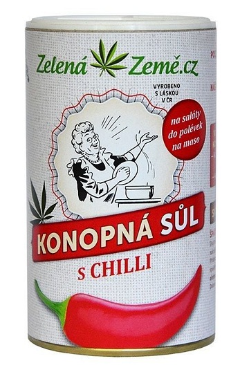 E-shop Zelená Země Konopná sůl s chilli 165 g