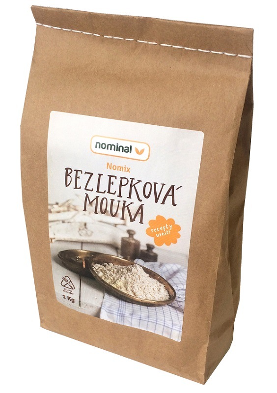 Fotografie NOMINAL Nomix bezlepková mouka 1000 g