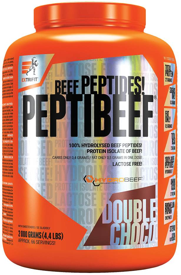 EXTRIFIT Peptibeef dvojitá čokoláda 2000 g