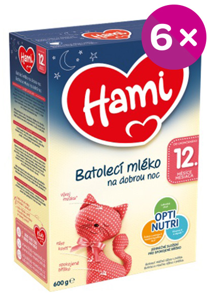 Hami batolecí mléko na dobrou noc od uk. 12. měsíce 6 x 600 g