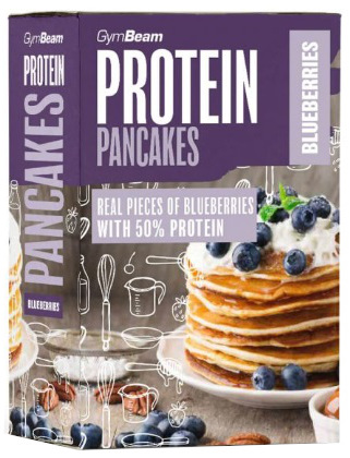 Fotografie GymBeam Protein Pancake Mix blueberries 500 g