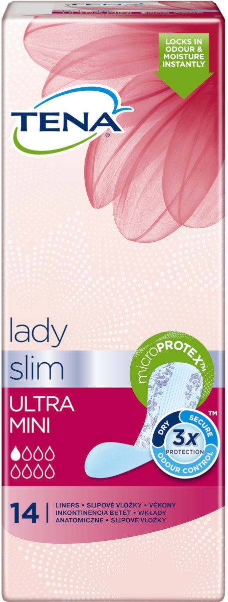 TENA Lady Ultra Mini Slim Inkontinenční vložky 14 ks