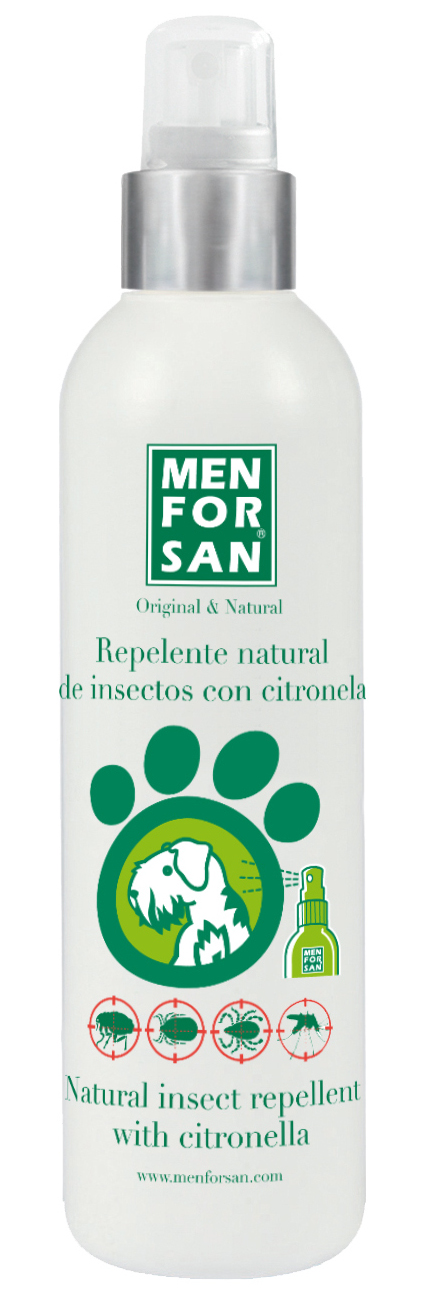 Fotografie Menforsan Přírodní repelent pro psy proti hmyzu s extraktem z citronely 250 ml