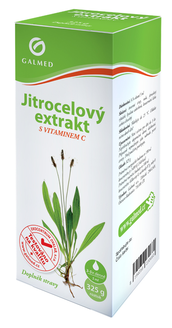 Galmed Jitrocelový sirup s vitamínem C 325 g