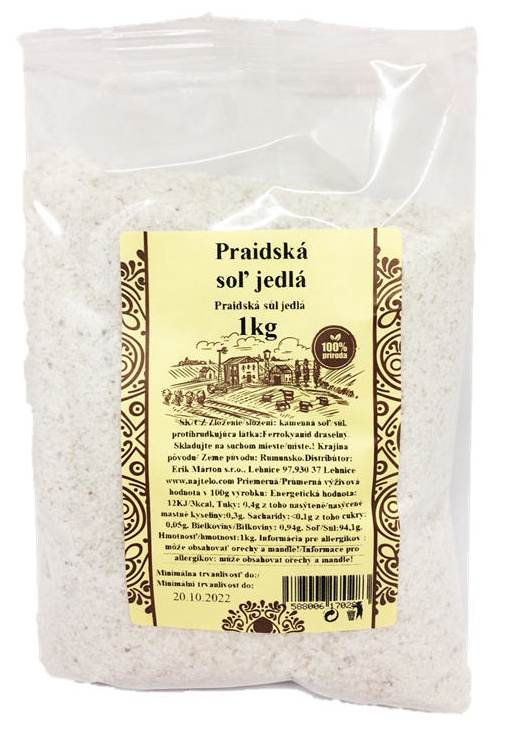 NAJTELO Praidská sůl jedlá 1 kg