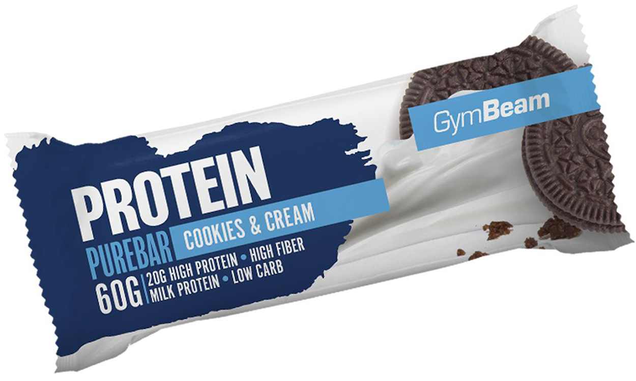 GYMBEAM Protein PureBar box double chocolate chunk 12×60g 12 x 60 g