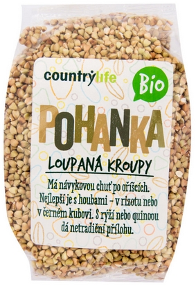 Fotografie Country Life Bio Pohanka loupaná kroupy 500 g A132:z4741