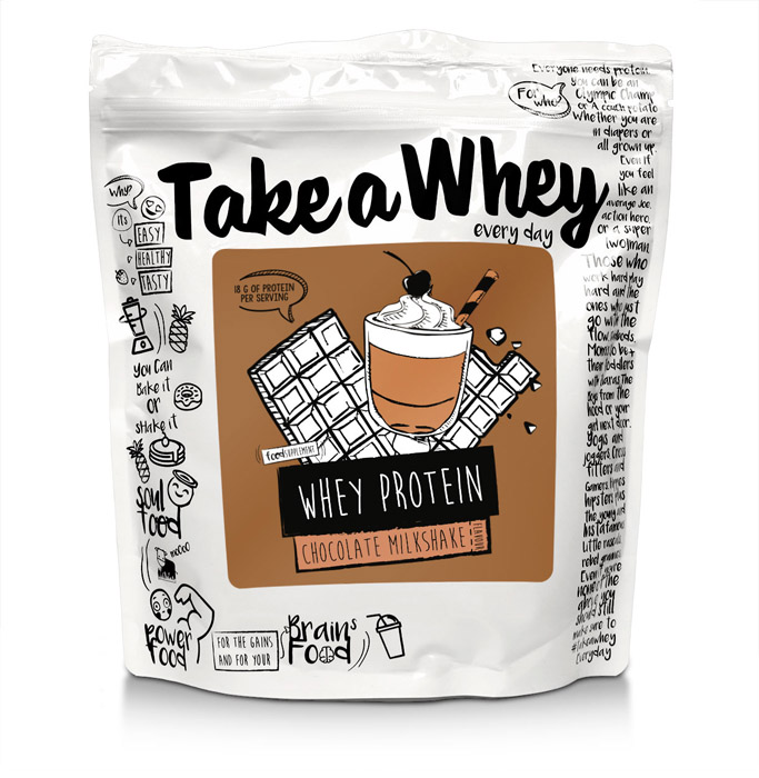 TAKE A WHEY Protein mléčná čokoláda 907 g