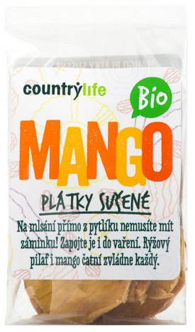 COUNTRY LIFE Mango plátky sušené BIO 80 g