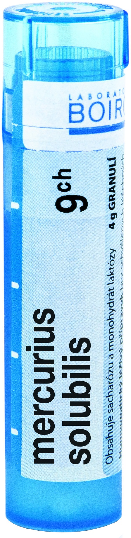 Fotografie Boiron Mercurius Solubilis 9CH granule 4 g