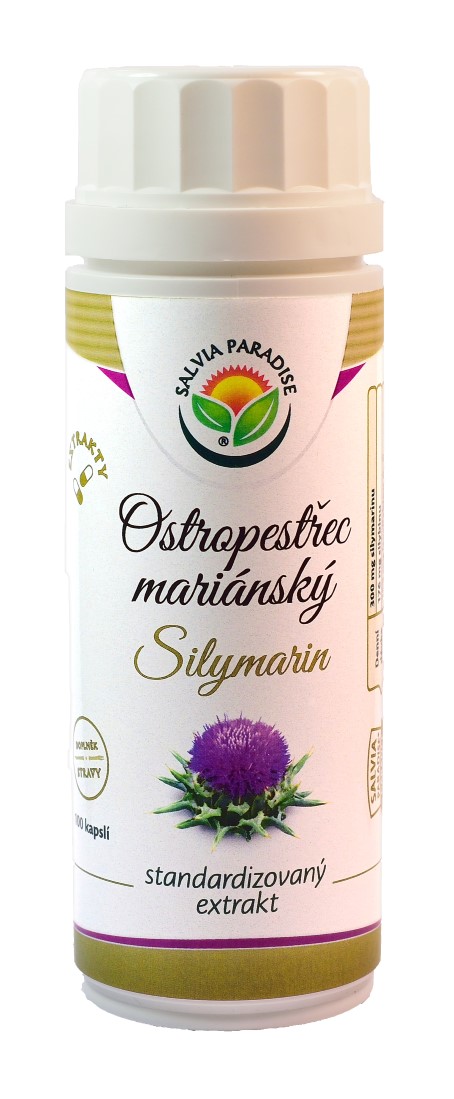 SALVIA PARADISE Ostropestřec - silymarin standardizovaný extrakt 100 kapslí