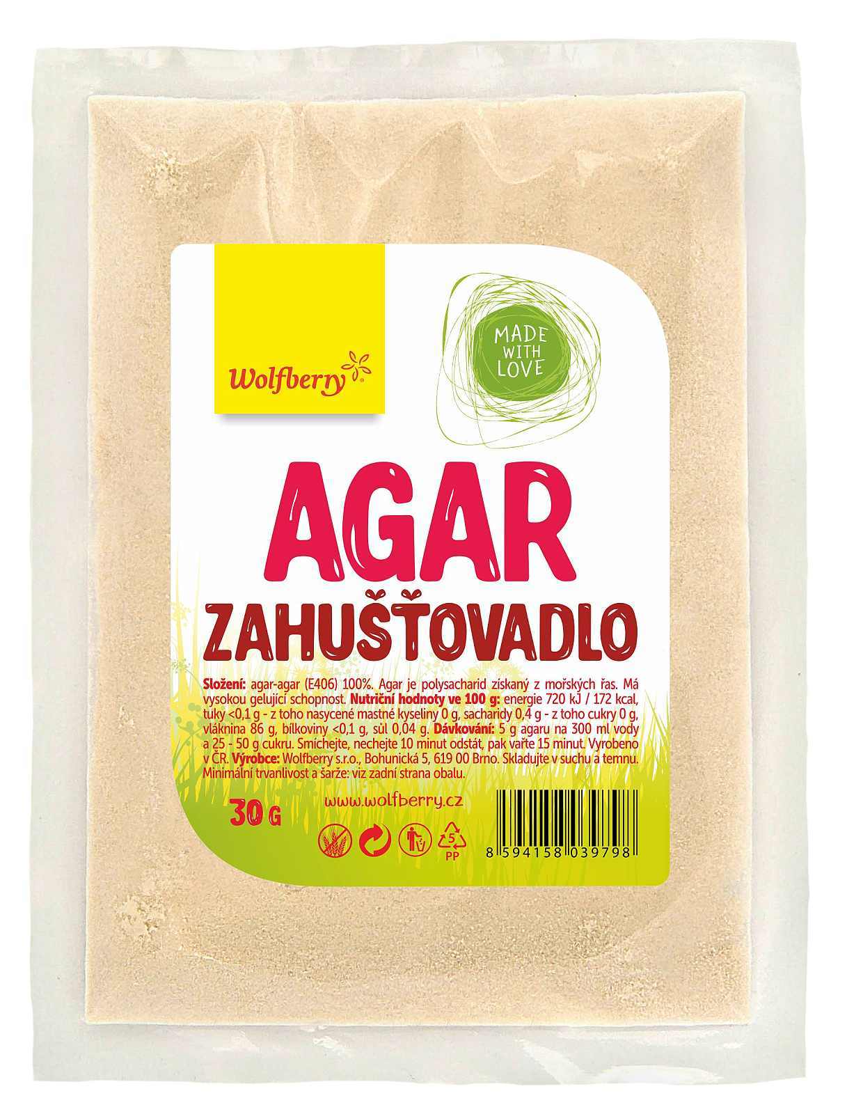 Fotografie WOLFBERRY Agar 30 g