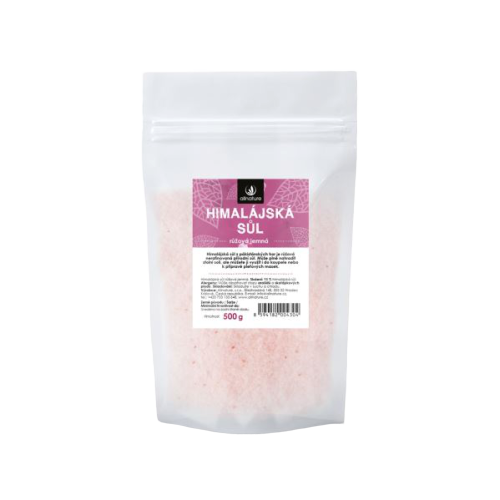 ALLNATURE Himalájská sůl růžová jemná 500 g