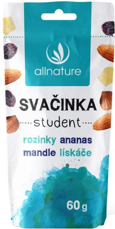 Fotografie Allnature Směs Svačinka Student 60 g Allnature A132:z57976