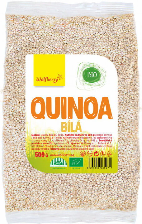 WOLFBERRY Quinoa bílá BIO 500 g