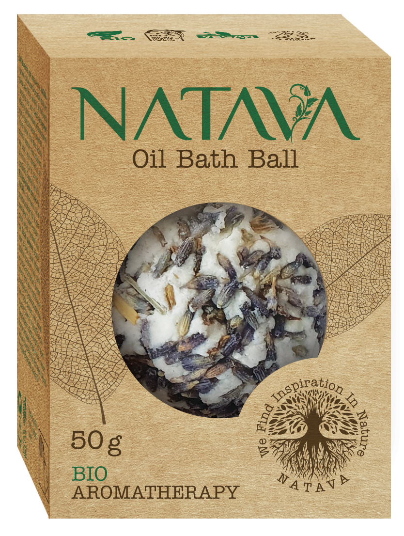 Fotografie Natava Oil Bath Ball Cornflower