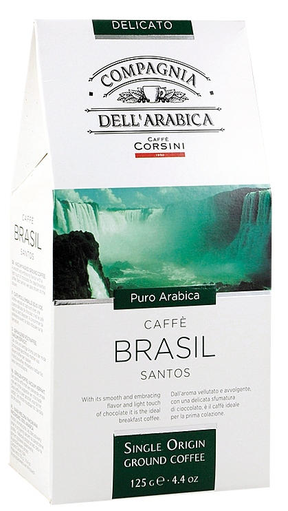 Fotografie CAFFÉ CORSINI Single Brasilie Santos mletá 125 g