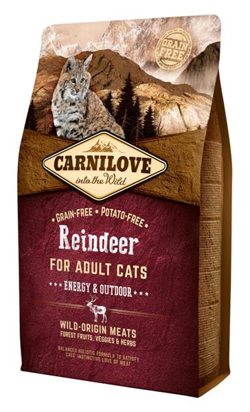 Fotografie Carnilove Cat Adult Reindeer Grain Free 2 kg