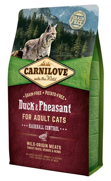 Fotografie Carnilove Cat Adult Duck & Pheasant Grain Free 2 kg