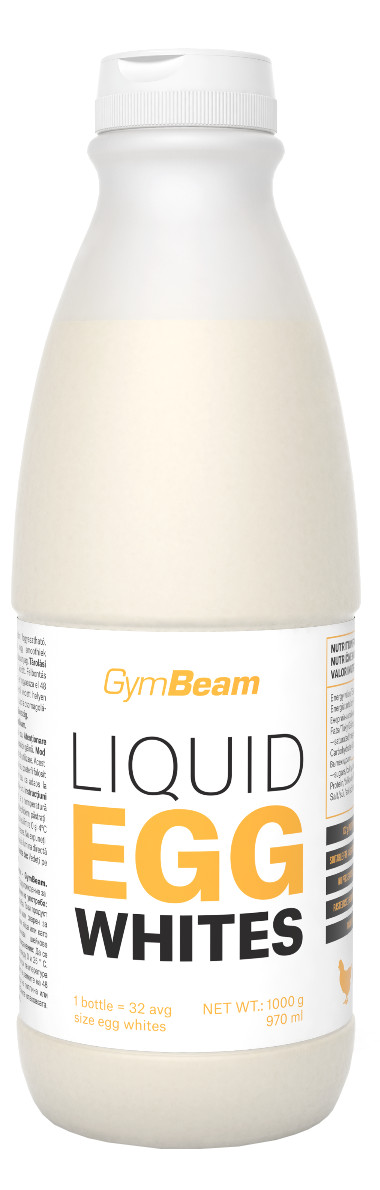 Fotografie GymBeam Tekuté vaječné bílky 1000 g