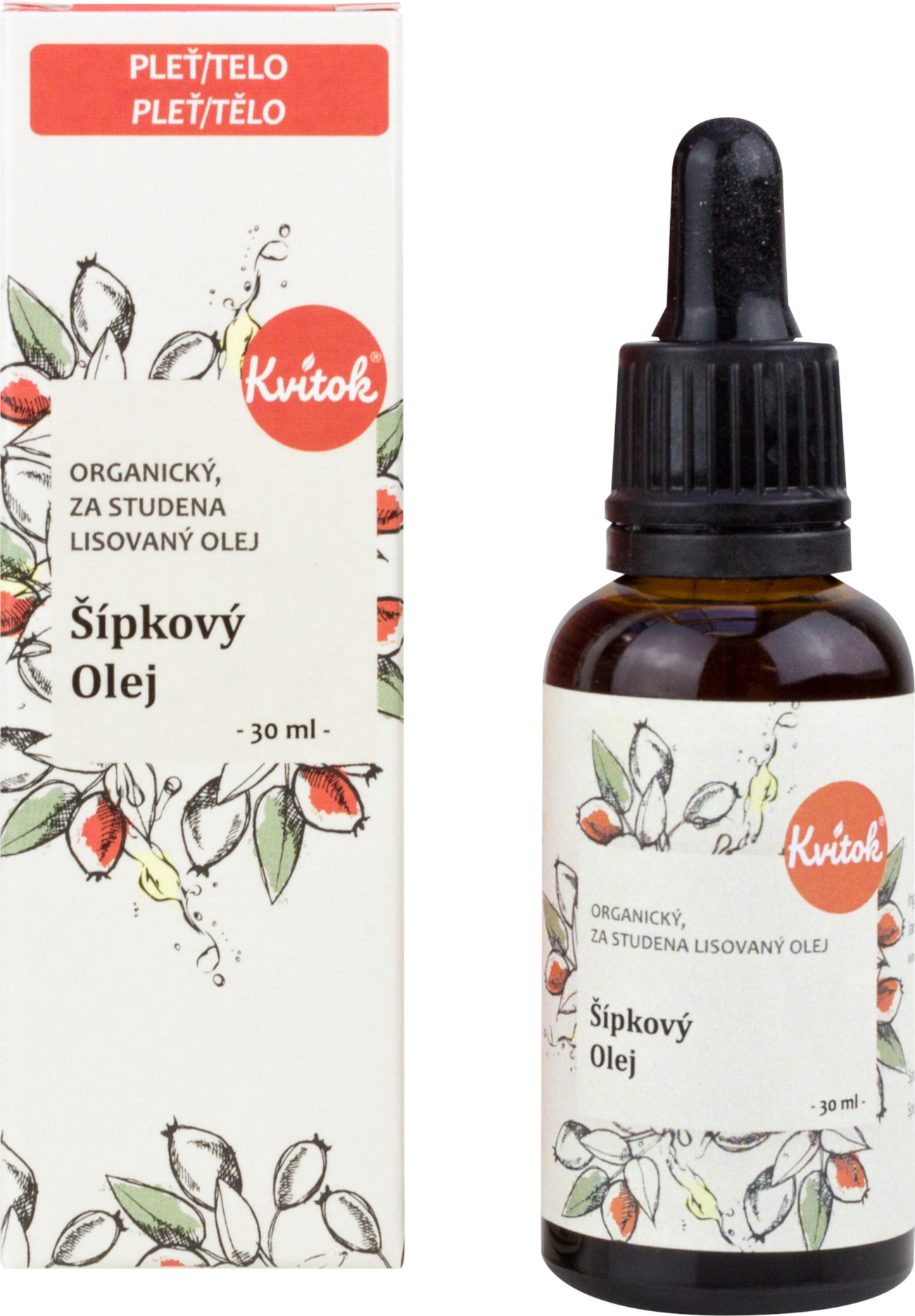 KVITOK Šípkový olej 30 ml