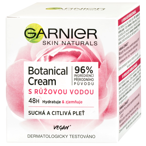 Fotografie GARNIER Skin Naturals Essentials 24h hydratační krém pro suchou a citlivou pleť 50 ml