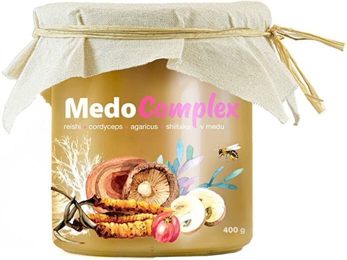 MycoMedica MedoComplex květový med s extrakty z vitálních hub 400 g
