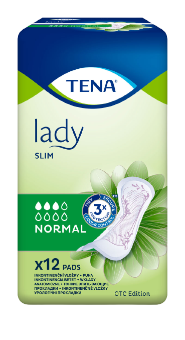 TENA Lady Normal Slim Inkontinenční vložky 12 ks
