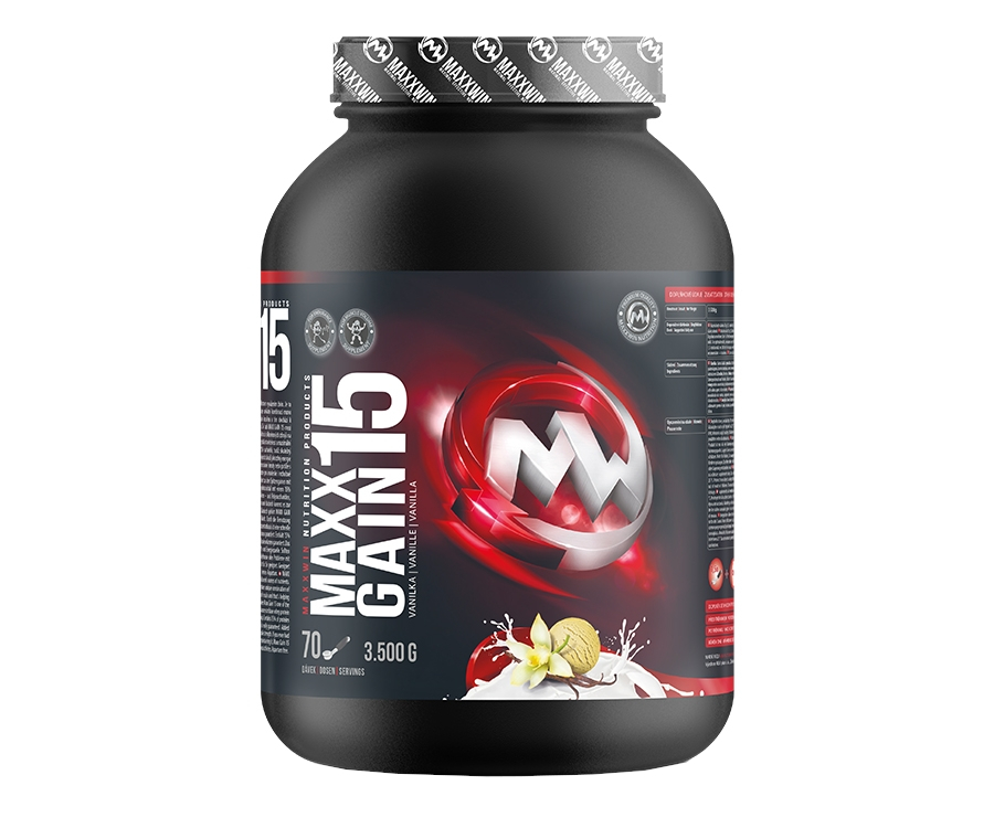 Fotografie Maxxwin Maxx gain 15 vanilka 3500 g
