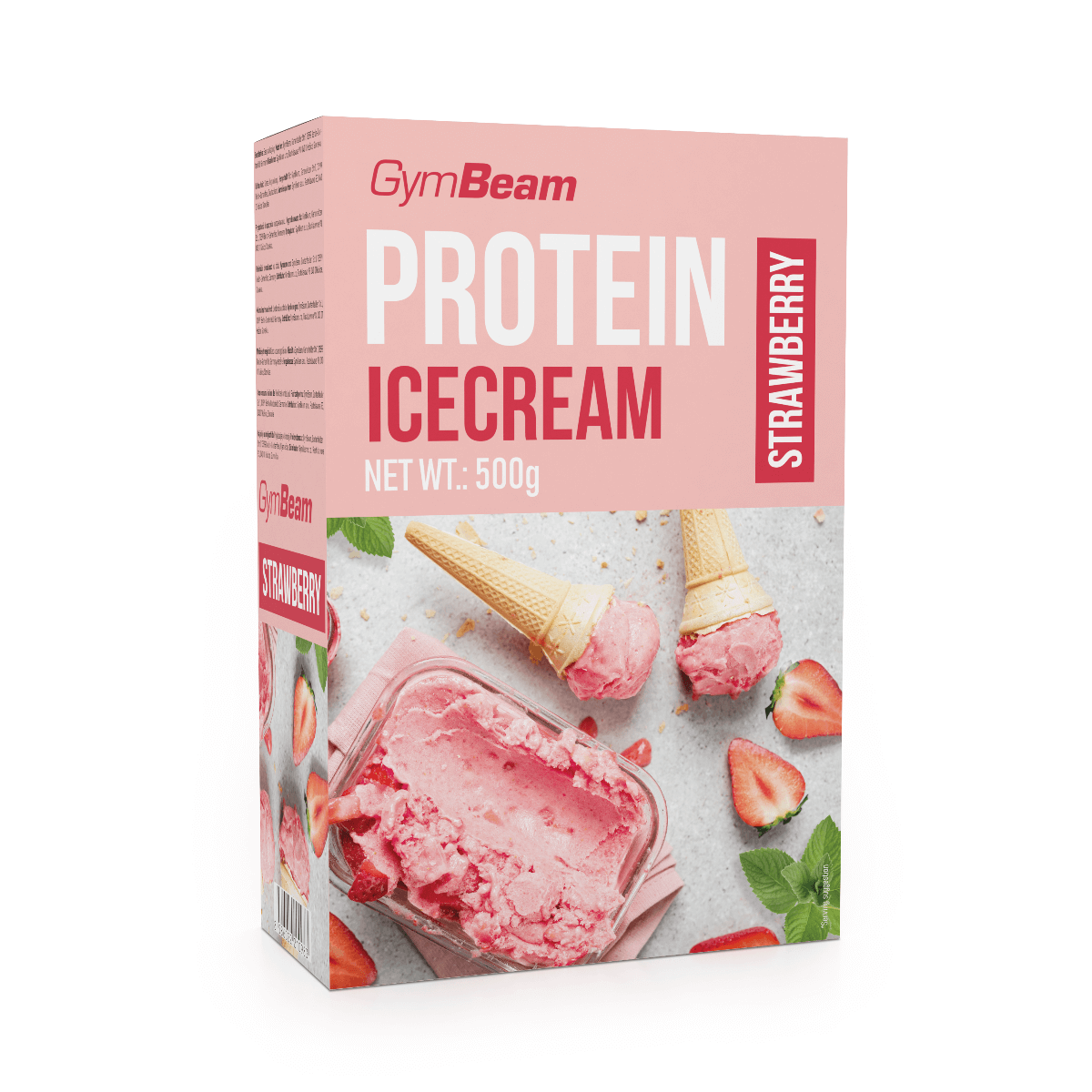 GymBeam Proteinová zmrzlina Protein Ice Cream jahoda 500 g
