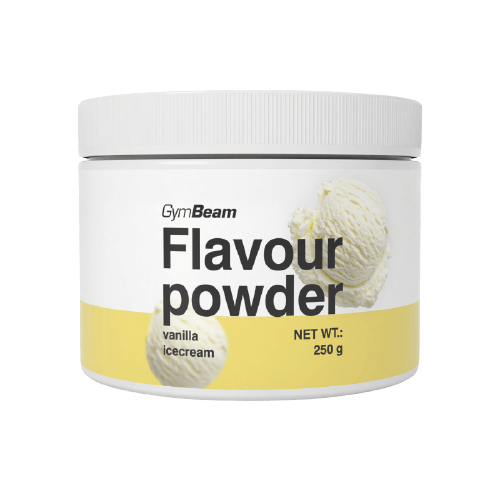 Fotografie GYMBEAM Flavour powder vanilková zmrzlina 250 g
