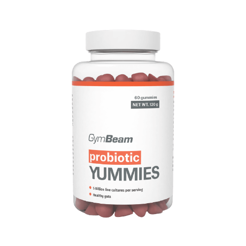 GYMBEAM Probiotika Yummies třešeň želé bonbony 60 ks