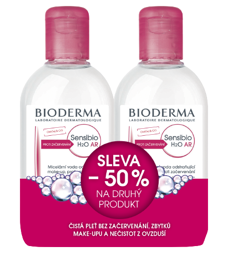BIODERMA Sensibio H2O AR výhodné balení 2 x 250 ml