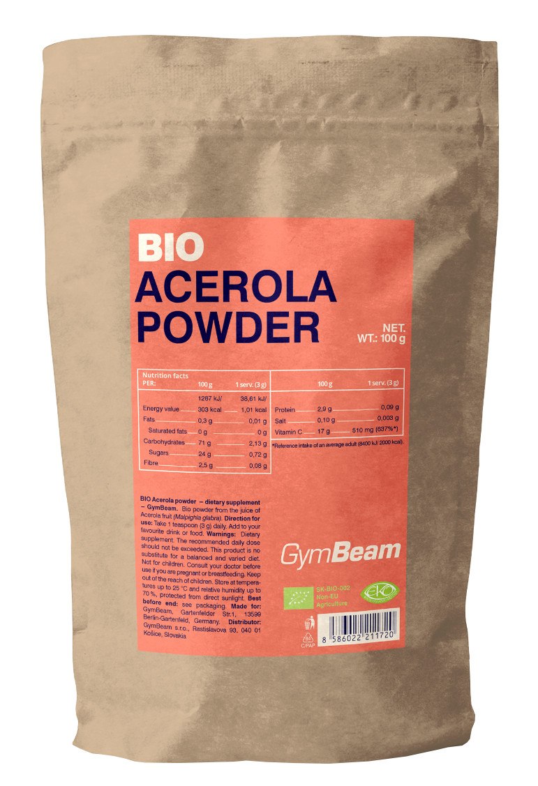 GYMBEAM Bio Acerola prášek 100 g