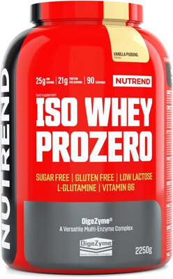 Nutrend ISO Whey prozero pudinková vanilka 2250 g