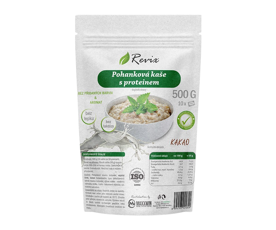REVIX pohanková kaše proteinová kakao 500 g