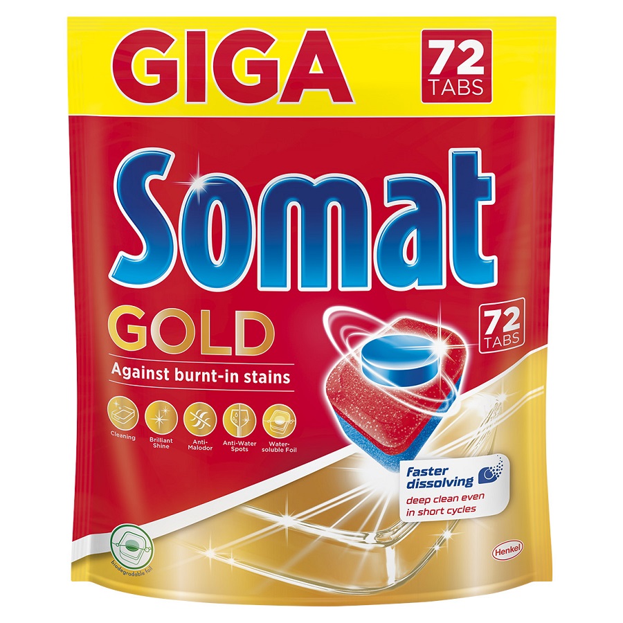 Somat Tablety do myčky Gold 72 ks