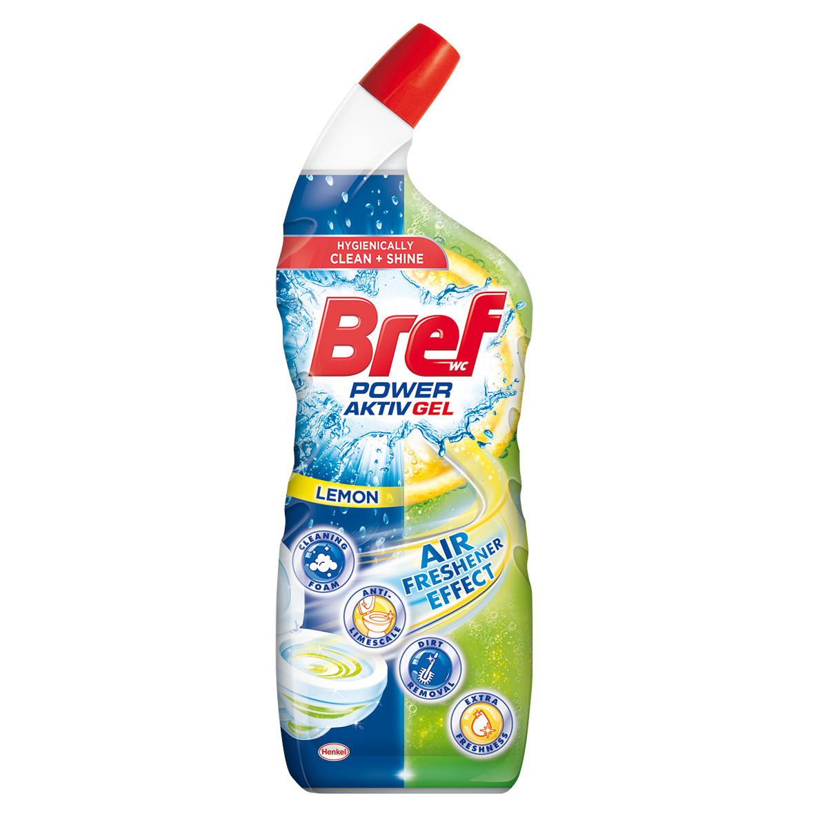 E-shop Bref WC čistič Power Aktiv Gel Lemon 700 ml