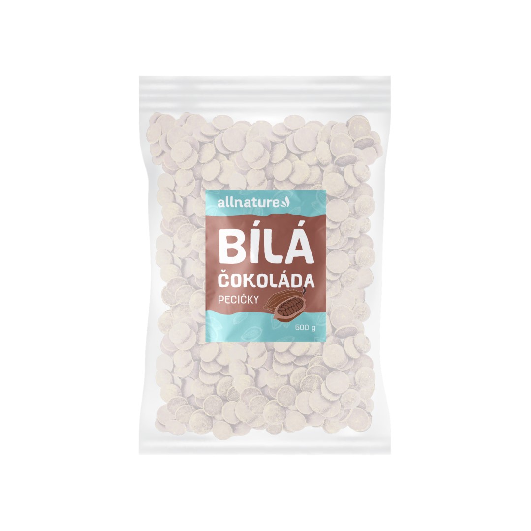 Fotografie Allnature Bílá čokoláda 500 g