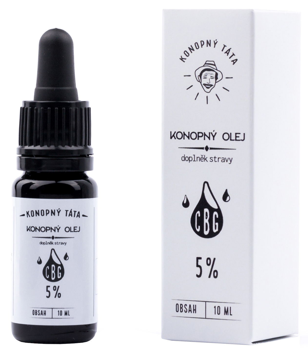 KONOPNÝ TÁTA CBG Konopný olej 5% 10 ml