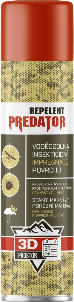 PREDATOR 3D prostorový impregnační repelent, aerosol 400 ml