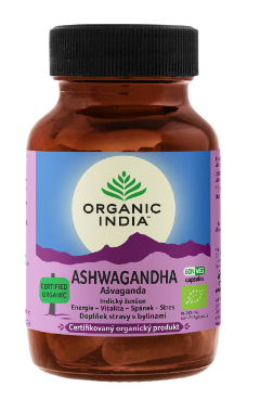 Organic India Ašvaganda 60 kapslí