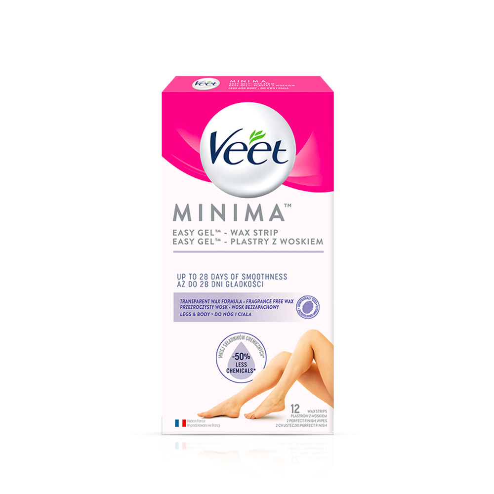 VEET Minima Hypoalergenní voskové pásky na nohy 12 ks