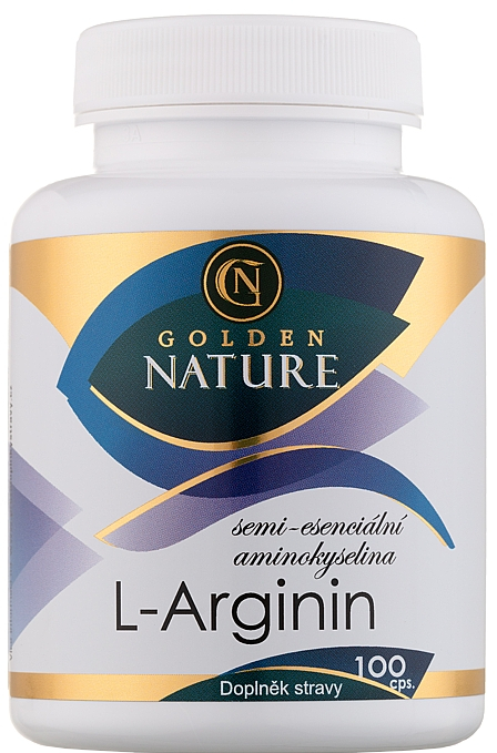 GOLDEN NATURE Arginin 100 kapslí