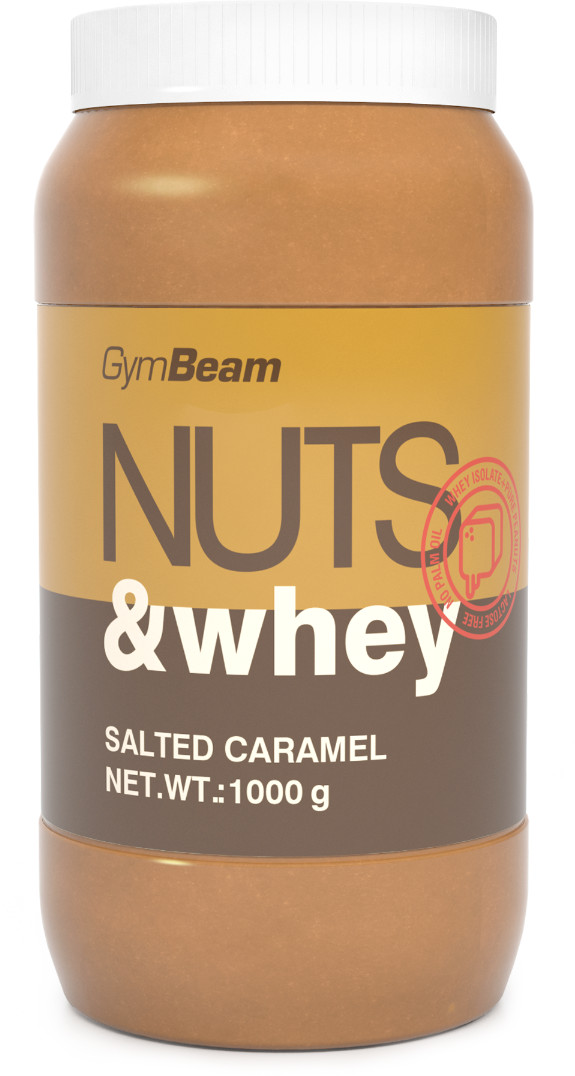 GYMBEAM Nuts & Whey slaný karamel 1000 g