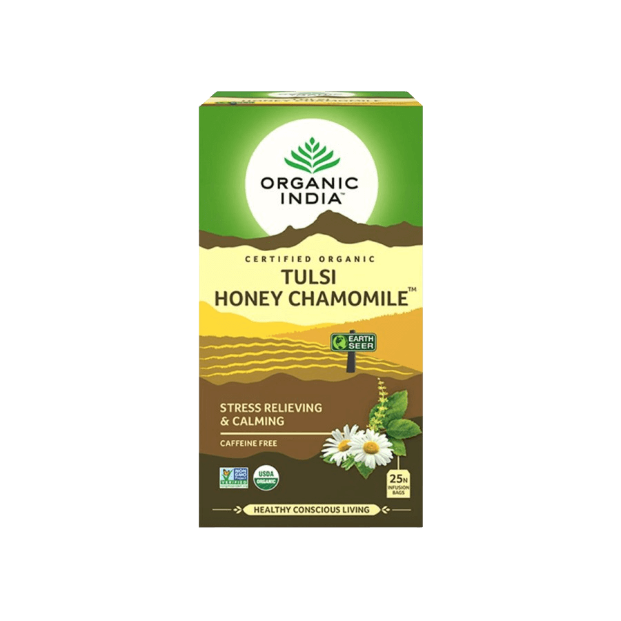 Organic India Tulsi s medem a heřmánkem sáčky 25 ks