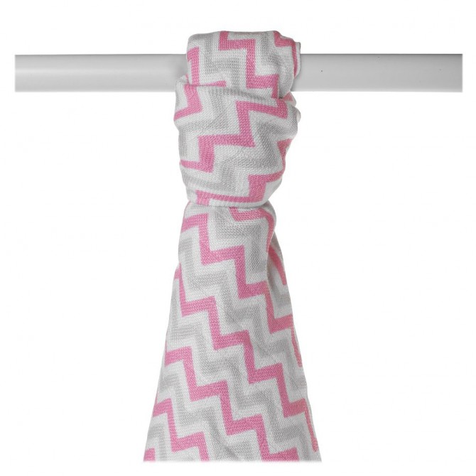 Scandinavian Baby Pink Chevron