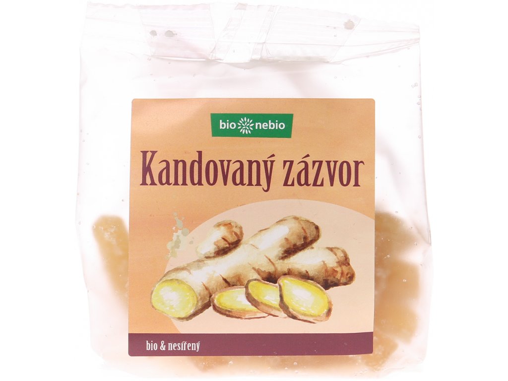 BIO*NEBIO Bio Zázvor kandovaný 100 g